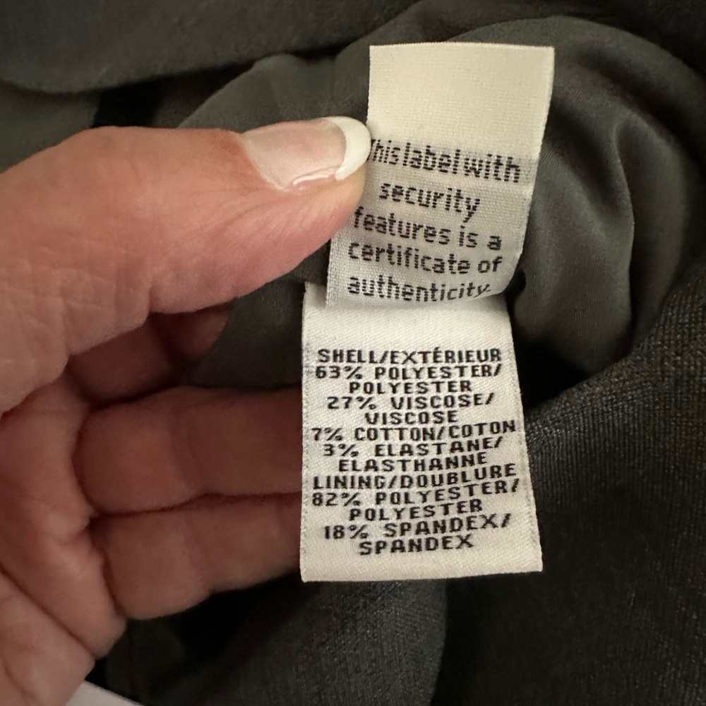 Diane Von Furstenberg NWT Bevin dress, size 6, colour is Night Fall (dark grey) - Picture 6 of 12